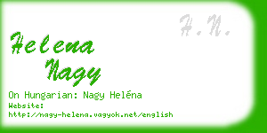 helena nagy business card